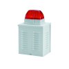 ABUS SG3210 – Kombisignalgeber-Attrappe Sirene/Blitz Alarmanlagen-Dummy | B-Ware wetterfestes Aluminiumgehäuse, Abschreckung außen, 190×200×120 mm