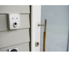 ABUS SE1010 Schlüsselschalter inkl. ABUS Qualitätszylinder – IP55, Kernziehschutz, 2 Kontakte (Dauer/Impuls), Status-LEDs, Deckel- & Wandsabotage