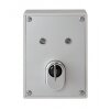 ABUS SE1010 Schlüsselschalter inkl. ABUS Qualitätszylinder – IP55, Kernziehschutz, 2 Kontakte (Dauer/Impuls), Status-LEDs, Deckel- & Wandsabotage