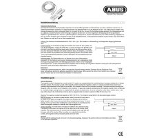 ABUS FU7350W &Ouml;ffnungsmelder in 2-Draht-Technik weiss