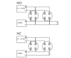 ABUS RM1100 Thermo-Differenzialmelder 12 V drahtgebunden Alarmanlage