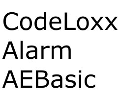 ABUS CodeLoxx Alarm AEB mit Chipschl&uuml;sselleser A:50/I:45 mm