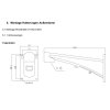 ABUS TVAC31201 Langer Wandhalter für Speeddome PTZ IP Kamera Wandhalterung