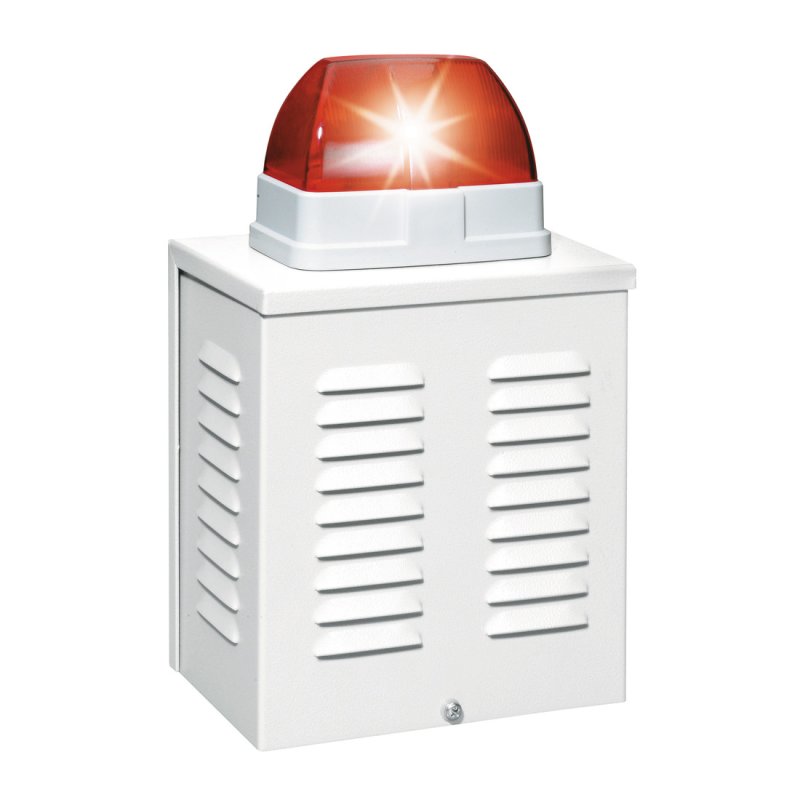 Sirene 12V mit LED-Blitz, rot | ABUS AZSG10001