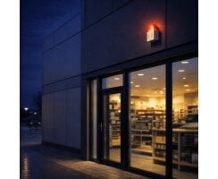 ABUS Kombisignalgeber SG1650 – Sirene mit Blitzlicht, 110 dB, Außen & Innen, Alarmanlage