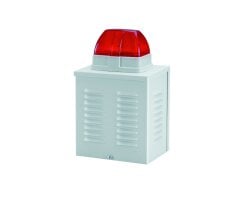 ABUS Kombisignalgeber SG1650 – Sirene mit Blitzlicht, 110 dB, Außen & Innen, Alarmanlage