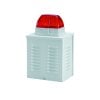 ABUS Kombisignalgeber SG1650 – Sirene mit Blitzlicht, 110 dB, Außen & Innen, Alarmanlage