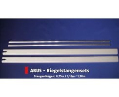 ABUS FOS550 / FOS650 Stangensets 3B 118/118 cm braun für Fensterstangenschloss
