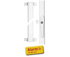 ABUS FOS550A W weiß Fensterstangenschloss mit Alarm gleichschließend