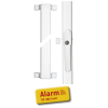 ABUS FOS550A W weiß Fensterstangenschloss mit Alarm gleichschließend