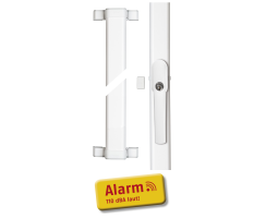 ABUS FOS550A W weiß Fensterstangenschloss mit Alarm AL0089