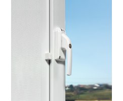 ABUS FG300A weiß Fenstergriff mit Alarm universal verwendbar