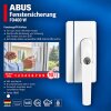 ABUS FO 400N weiß Stabiles Fenster-Zusatzschloss FO400N W EK AL0125