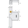 ABUS FTS206 B braun VdS Fenster Fenstertür Zusatzsicherung AL0145