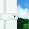 ABUS 3010 W weiß Kastenschloss Universal-Zusatzschloss Türen Fenster gleichschliessend