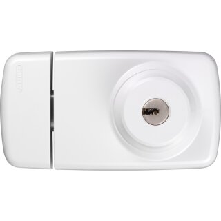 ABUS 7025 W EK Tür Zusatzschloss weiss Gleichschließend Außenzylinder VdS KV356