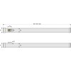 ABUS FPR217 Fenster-Panzerriegel VdS Einbruchschutz Mietobjekte Weiß 150 cm gleichschliessend