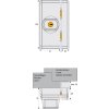 ABUS FTS96A braun Fenster-Zusatzsicherung mit Alarm universal verwendbar AL0145