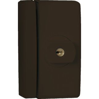 ABUS FTS96A braun Fenster-Zusatzsicherung mit Alarm universal verwendbar AL0089
