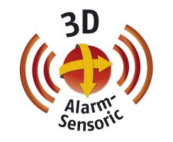 ABUS FTS96A braun Fenster-Zusatzsicherung mit Alarm universal verwendbar AL0089