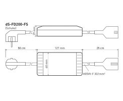 digitalSTROM Gerätefilter Schuko dS-FD200-FS Entstörfilter 230V Zwischenstecker