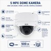 ABUS Analog HD Dome Kamera 5 MPx Motorzoom 2,7–13,5 mm True WDR IP67 CCTV Außenkamera HDCC75550