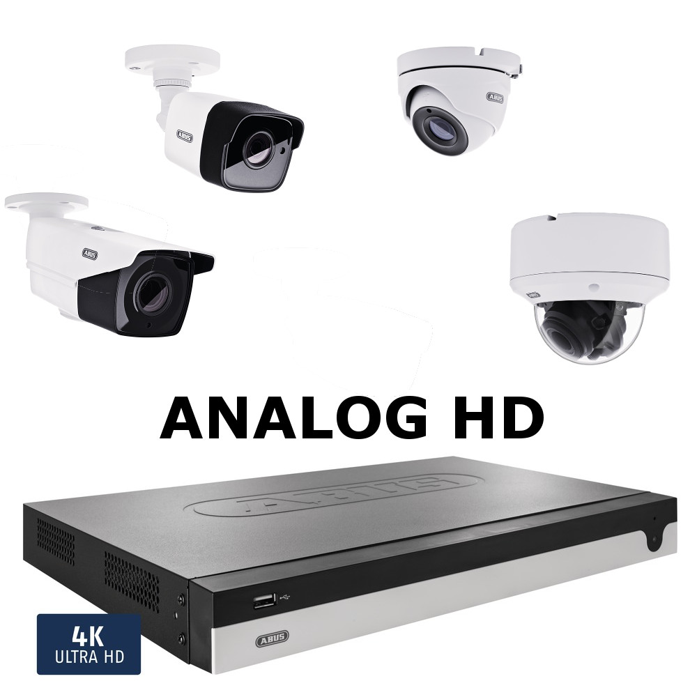 Analog HD Rekorder 4K Ultra HD und Megapixel-Kameras 